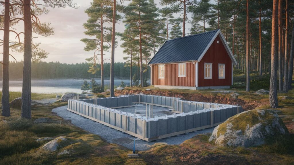 1. Så bygger du en hållbar husgrund för ett fritidshus