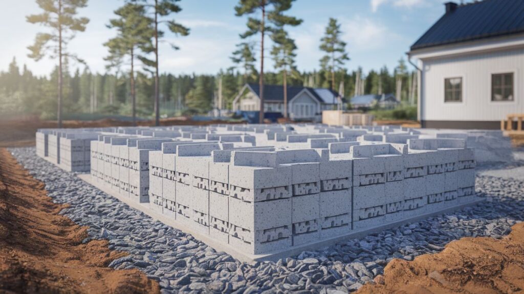 10. Vad innebär grundläggning med lättklinkerblock